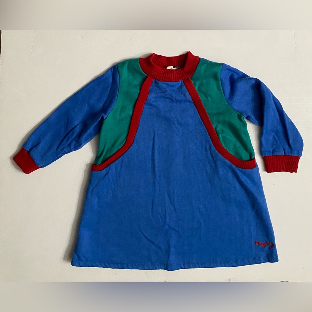 MUFFLINGS VINTAGE TODDLER DRESS Girls size 4T long sleeve casual